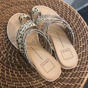 Dolce Vita Shoes - Dolce vita sandals worn twice calf hair leopard Dolce Vita Shoes - Dolce vita sandals worn twice calf hair leopard